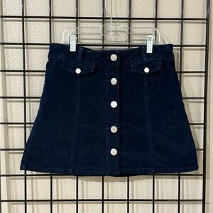 BDG Blue A-Line Mini Skirt for Casual Wear